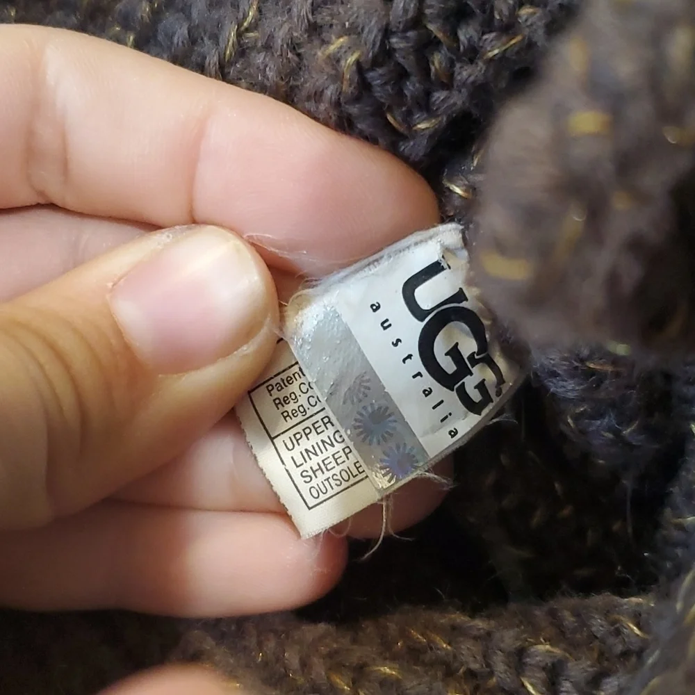 Ugg Classic Cardi 1876 Sweater Knit boots shoes 3 button sz 6